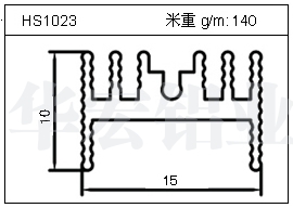 桥架铝型材HS1023