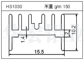 桥架铝型材HS1030