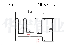 桥架铝型材HS1041