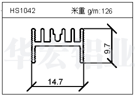 工业铝型材HS1042