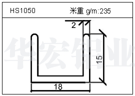 工业铝型材HS1050