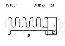 工业铝型材HS1057