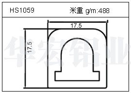 工业铝型材HS1059