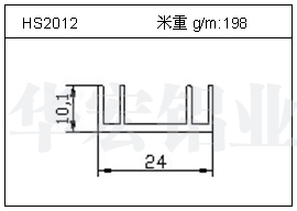 散热器铝型材HS2012