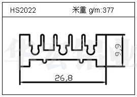 天津充电器铝型材HS2022