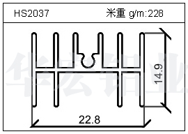 电焊机铝型材HS2037
