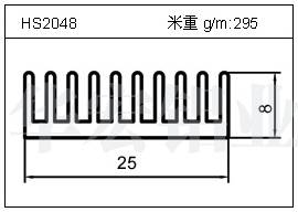 电焊机铝型材HS2048