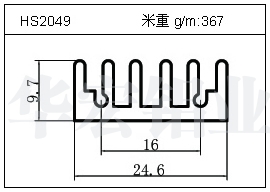 电焊机铝型材HS2049