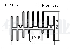 电焊机铝型材HS3002