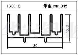 门窗铝型材HS3010