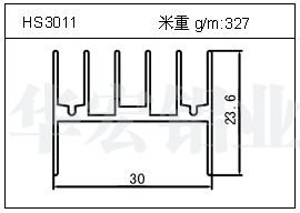 门窗铝型材HS3011