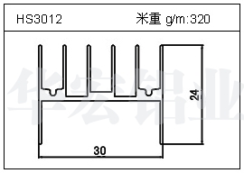 门窗铝型材HS3012