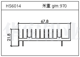 冷凝器铝型材HS6014