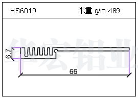 冷凝器铝型材HS6019