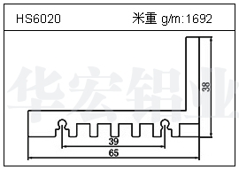 冷凝器铝型材HS6020