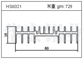 冷凝器铝型材HS6021