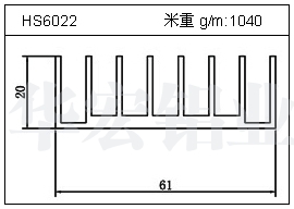 冷凝器铝型材HS6022