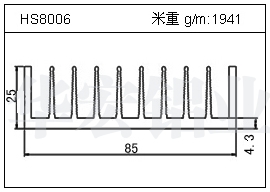 张家港路灯铝型材HS8006
