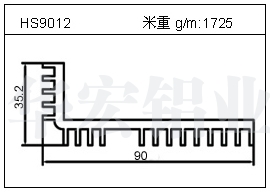 LED散热器HS9012