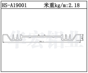 型材散热器HS-A19001