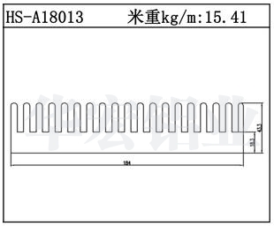 型材散热器HS-A18013