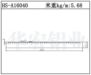 型材散热器HS-A16040