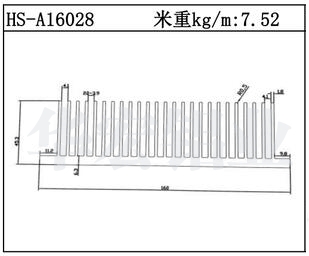 型材散热器HS-A16028