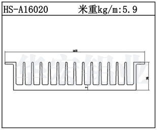 型材散热器HS-A16020