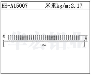 型材散热器HS-A15007