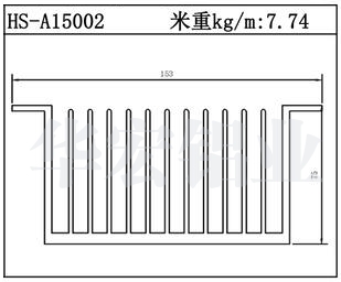 型材散热器HS-A15002