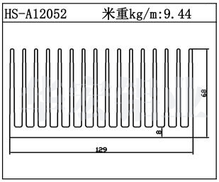 路灯散热器HS-A12052