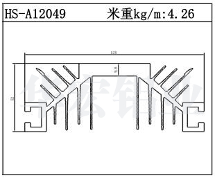 路灯散热器HS-A12049