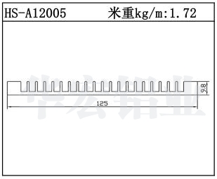 路灯散热器HS-A12005