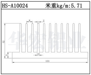 上海电子散热器HS-A10024