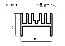 桥架铝型材HS1019