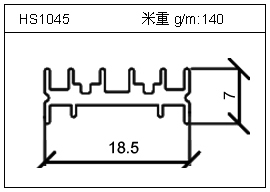 工业铝型材HS1045