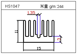 工业铝型材HS1047