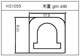 工业铝型材HS1059