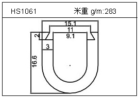 工业铝型材HS1061