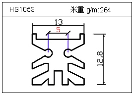 工业铝型材HS1053