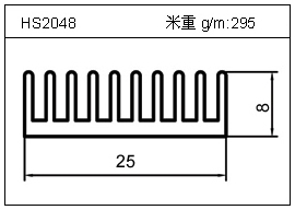 电焊机铝型材HS2048