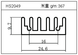 电焊机铝型材HS2049