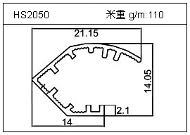 电焊机铝型材HS2050