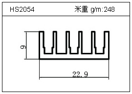 电焊机铝型材HS2054