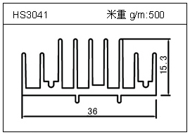 门窗铝型材HS3041