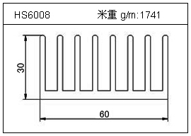 冷凝器铝型材HS6008