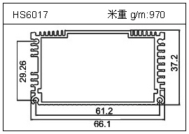 冷凝器铝型材HS6017