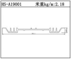 型材散热器HS-A19001