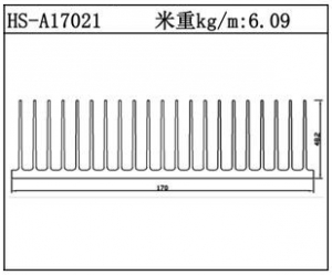 插片散热器HS-A17021