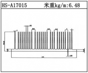 型材散热器HS-A17015